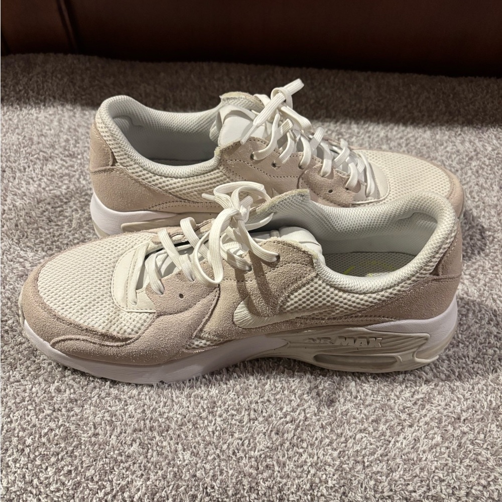 Nike AirMax Women's Neutral Beige Athletic Sneakers - Comfortable Everyday Shoes